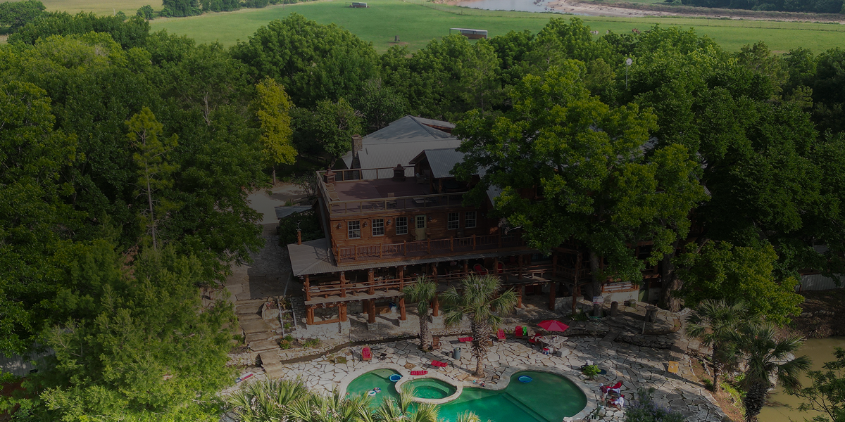 Aerial view of Moon River Ranch